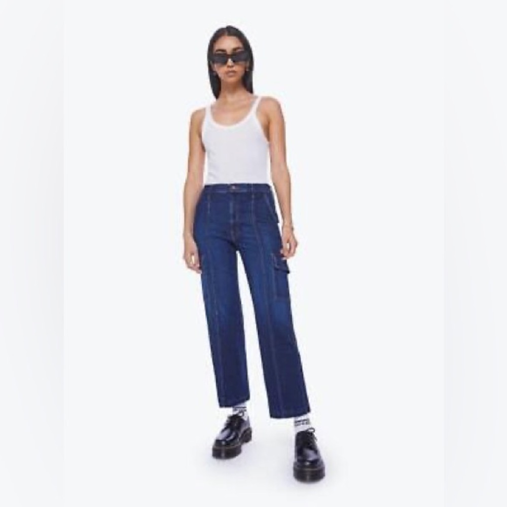 Mother Denim The Rambler Cargo Ankle Off Limits Sz 26